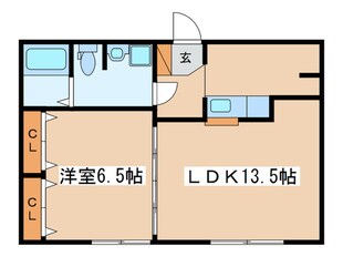 クロノスディオの物件間取画像